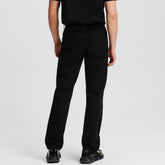 carl Straight fit stretchable Black jeans for men